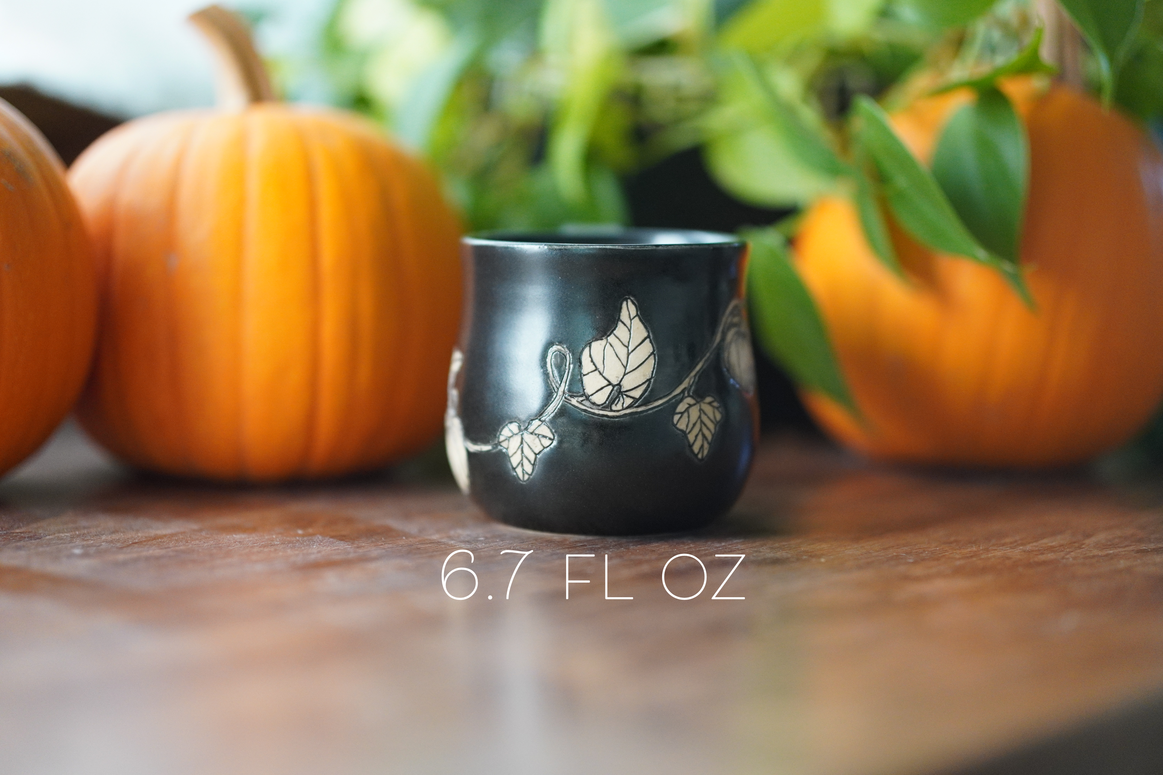 Black Pumpkin Mug