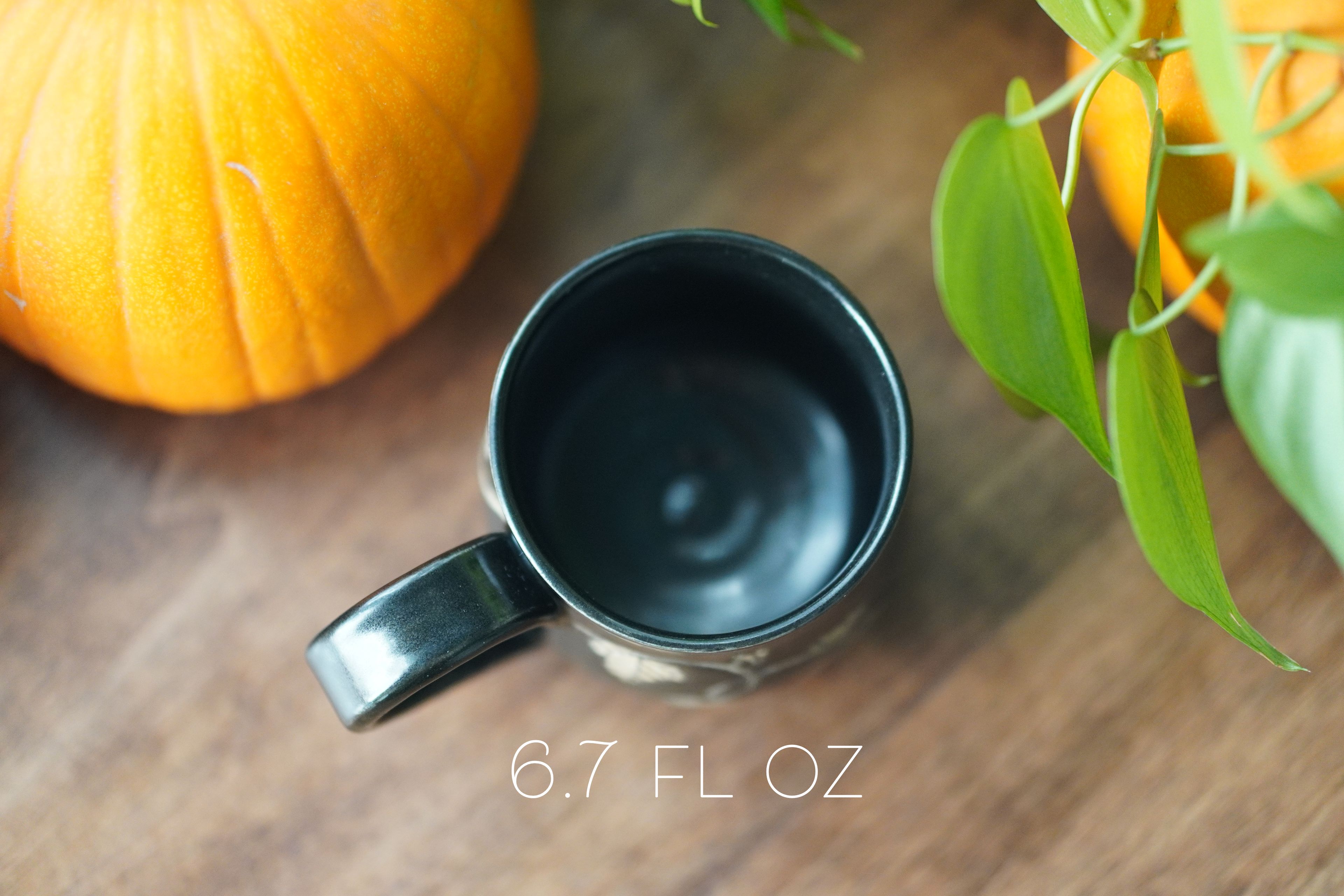 Black Pumpkin Mug