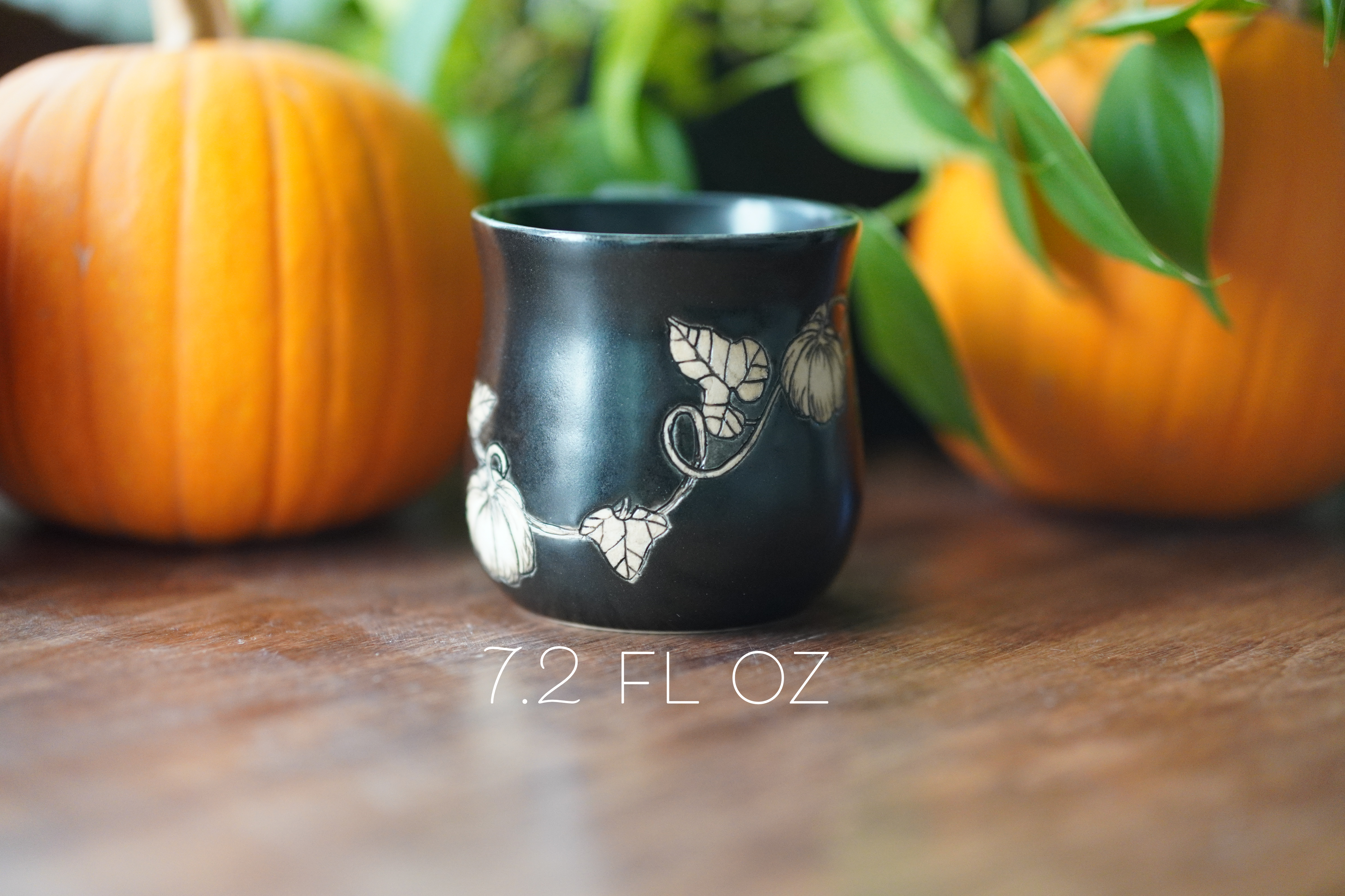 Black Pumpkin Mug
