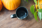 Black Pumpkin Mug