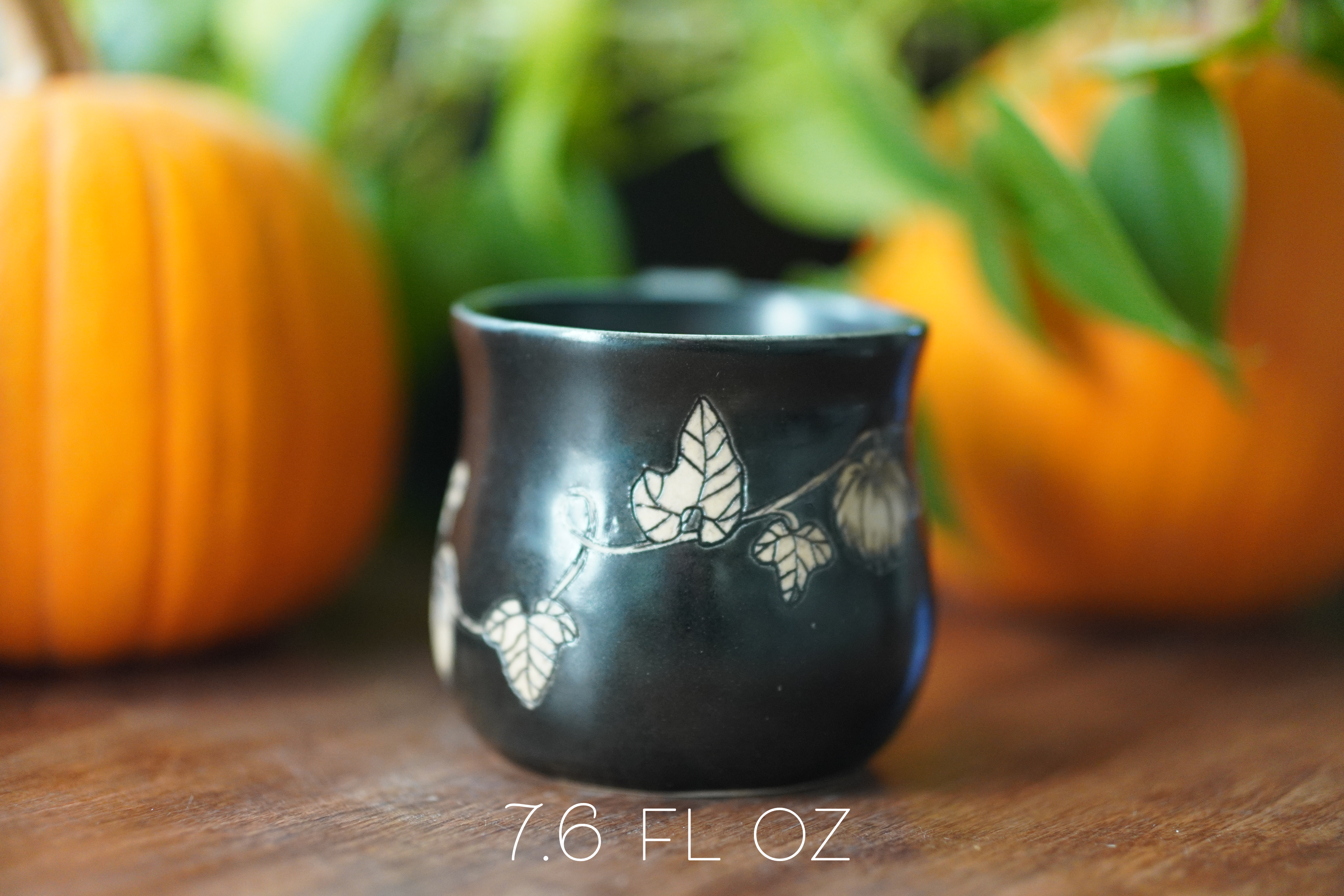 Black Pumpkin Mug