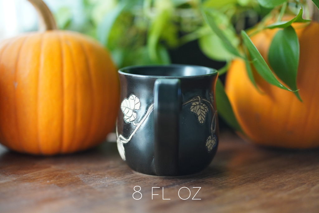 Black Pumpkin Mug