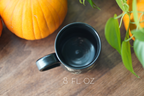 Black Pumpkin Mug