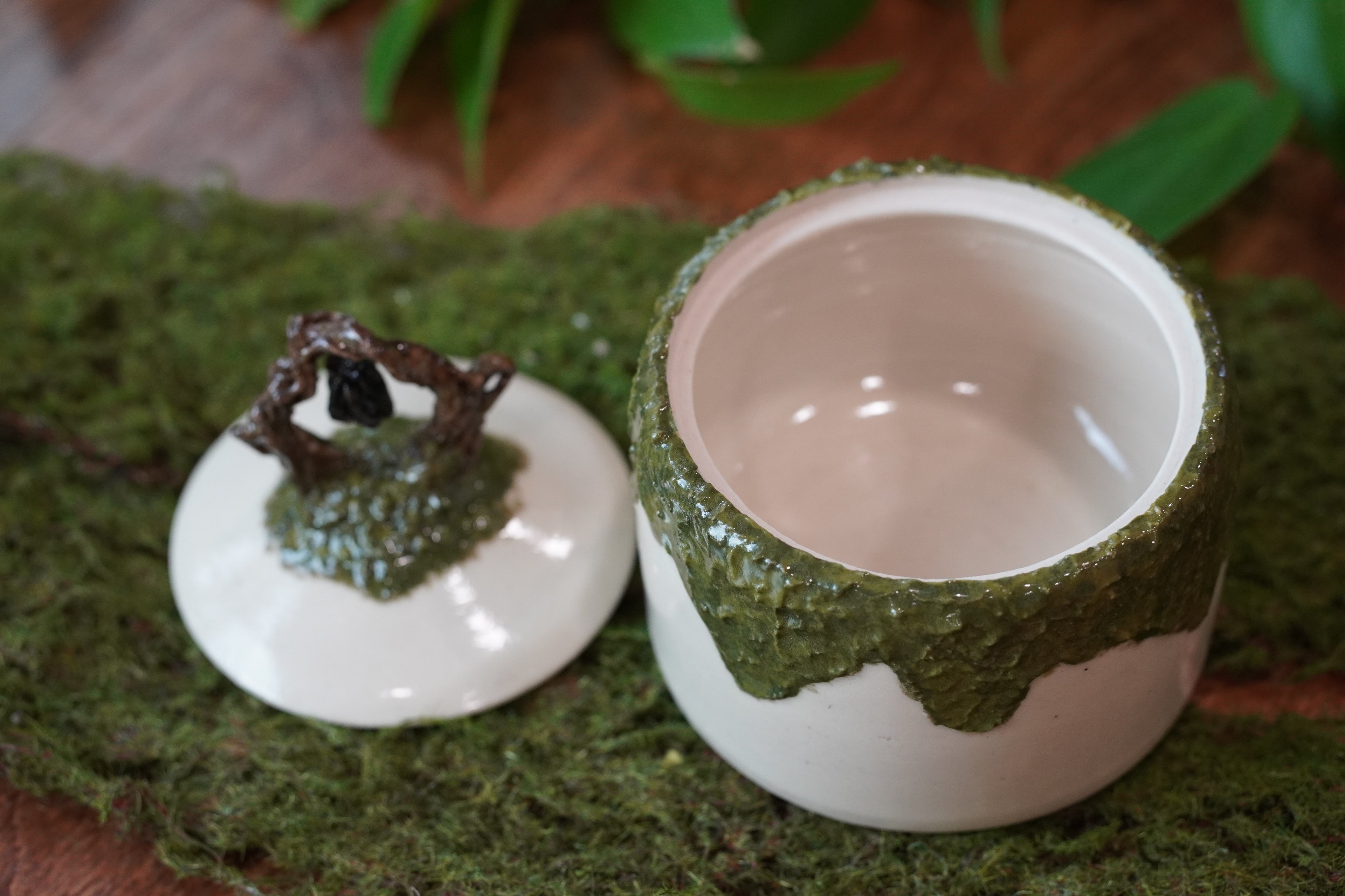 3D Fox Bat Lidded Jar