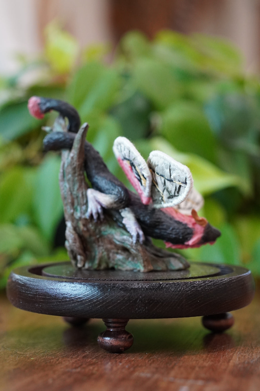 Petalsweep, The 3D Sculpted Dragon with Embroidered Wings