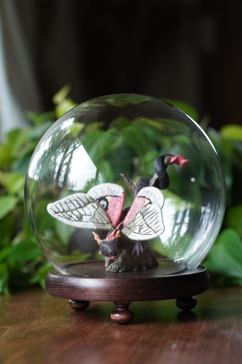 Petalsweep, The 3D Sculpted Dragon with Embroidered Wings