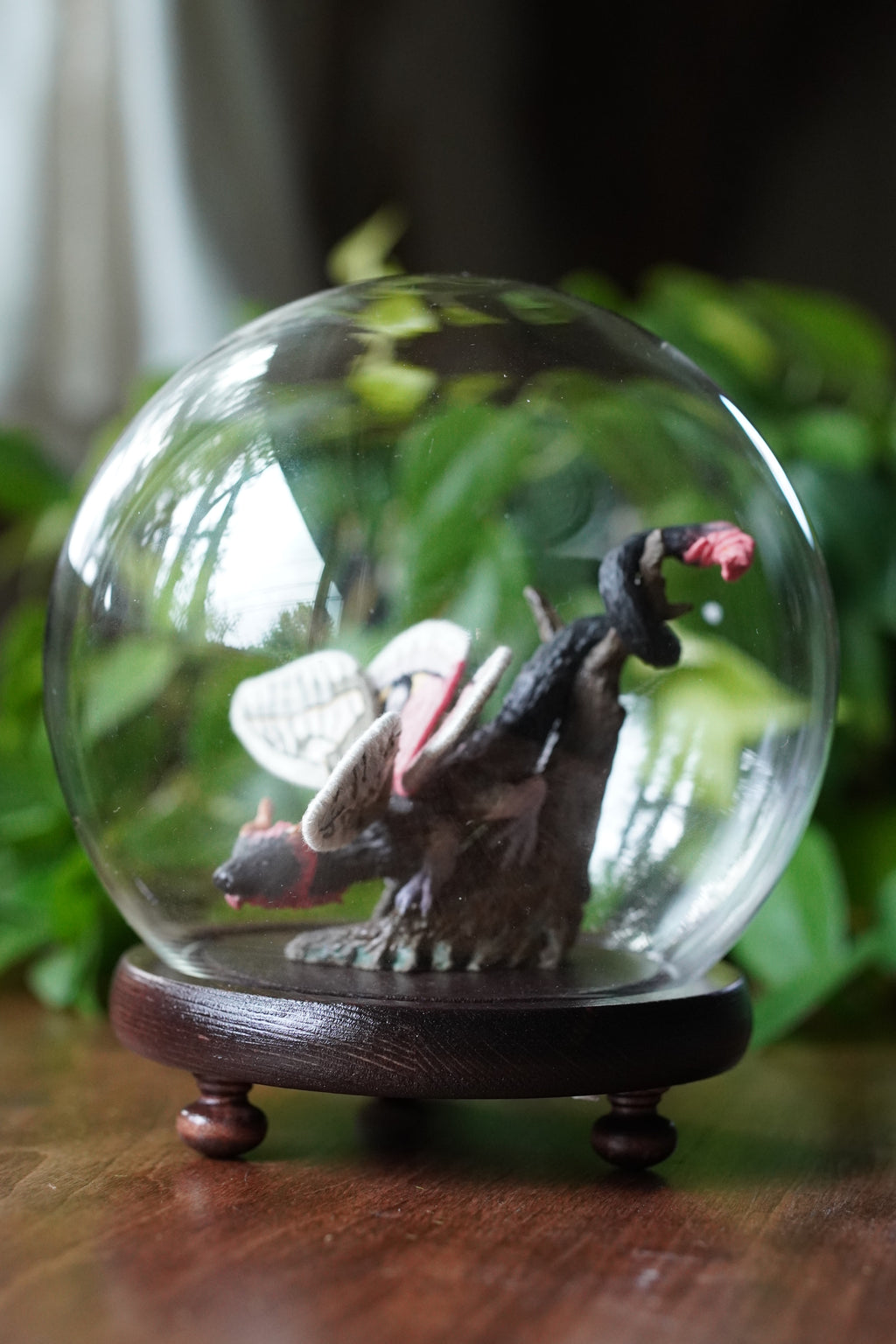 Petalsweep, The 3D Sculpted Dragon with Embroidered Wings