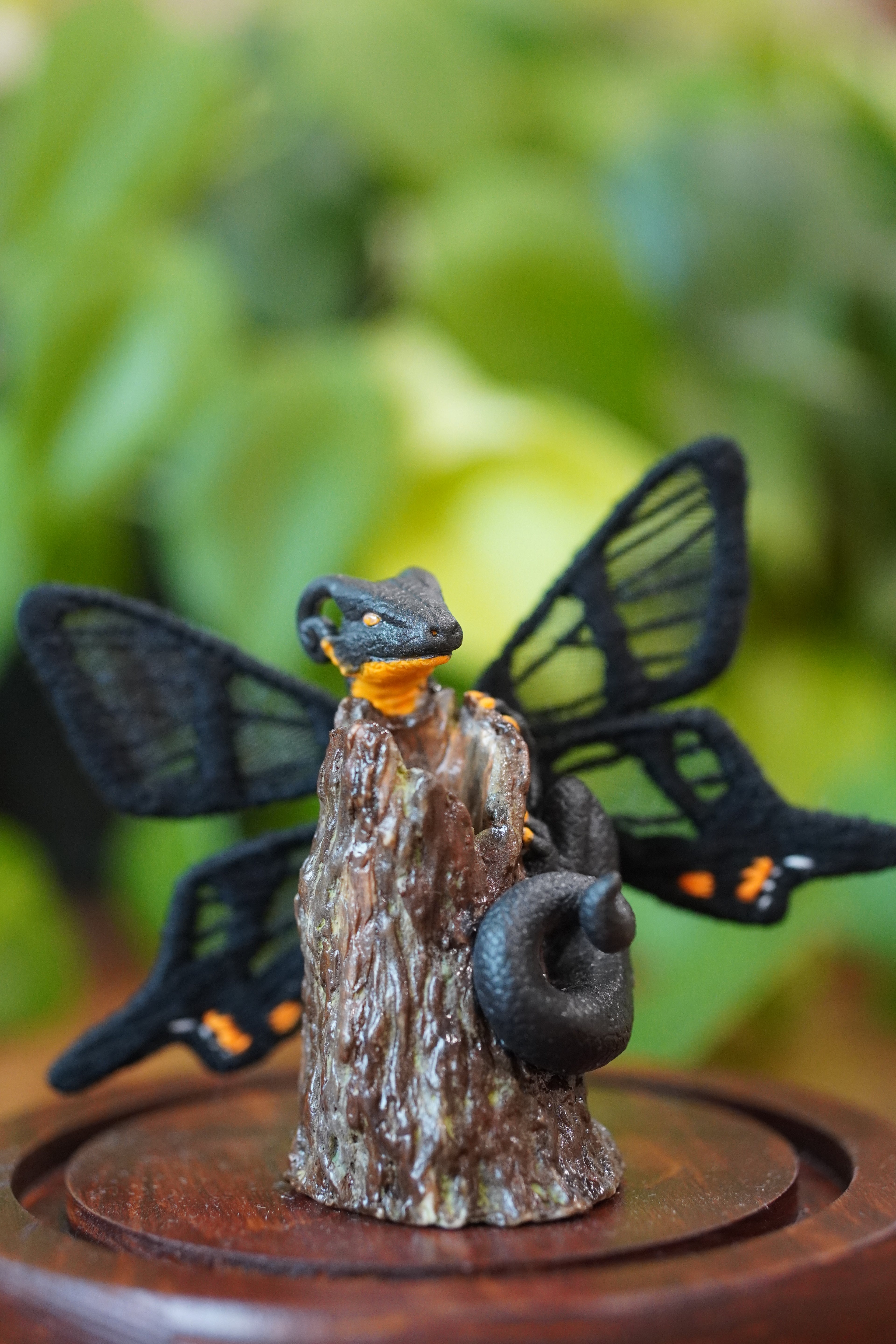 Kettlewing, The 3D Sculpted Dragon with Embroidered Wings