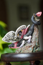 Petalsweep, The 3D Sculpted Dragon with Embroidered Wings