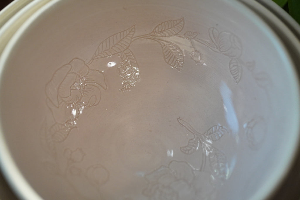 Floral Spiral Nesting Bowls