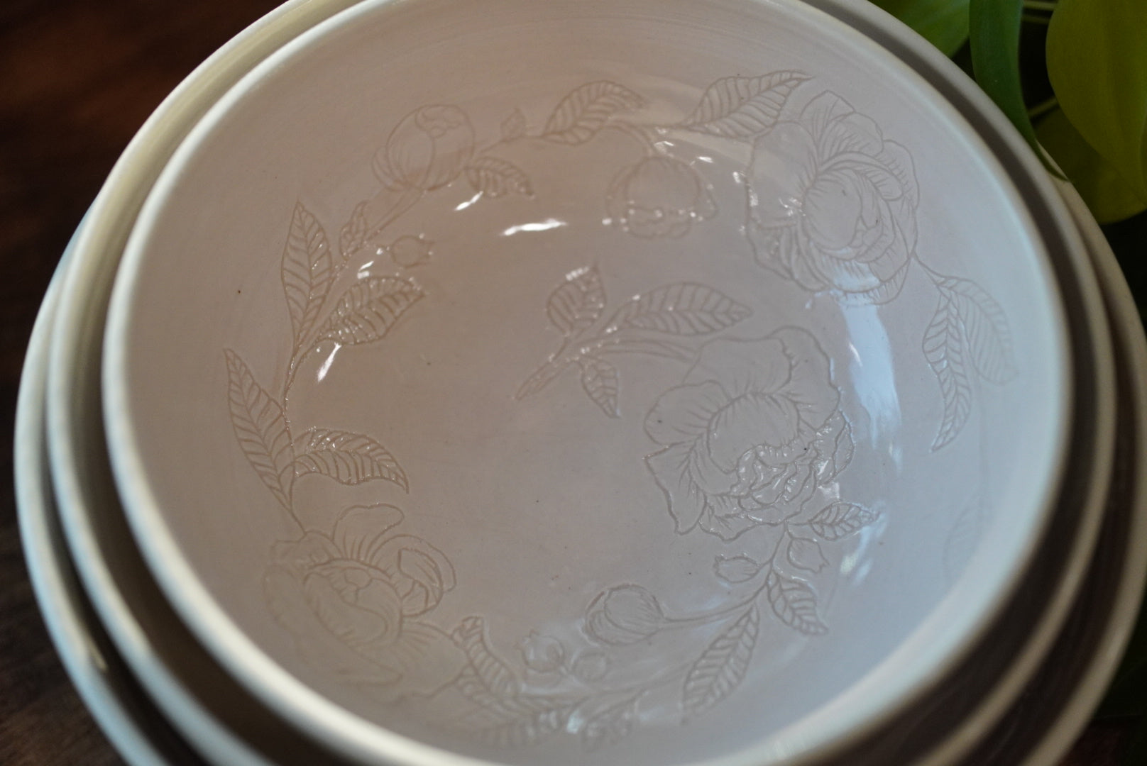 Floral Spiral Nesting Bowls