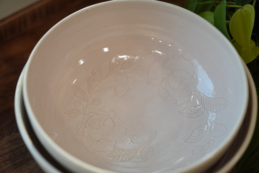 Floral Spiral Nesting Bowls
