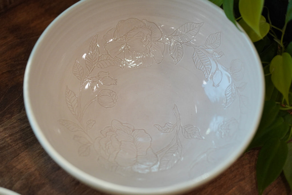 Floral Spiral Nesting Bowls