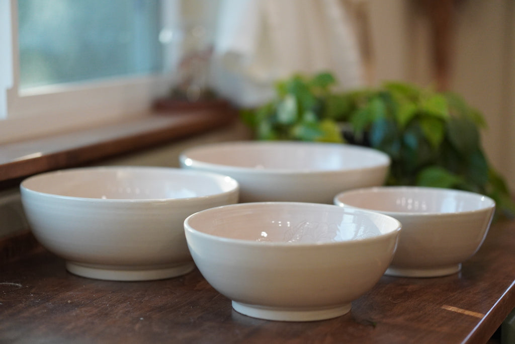 Floral Spiral Nesting Bowls