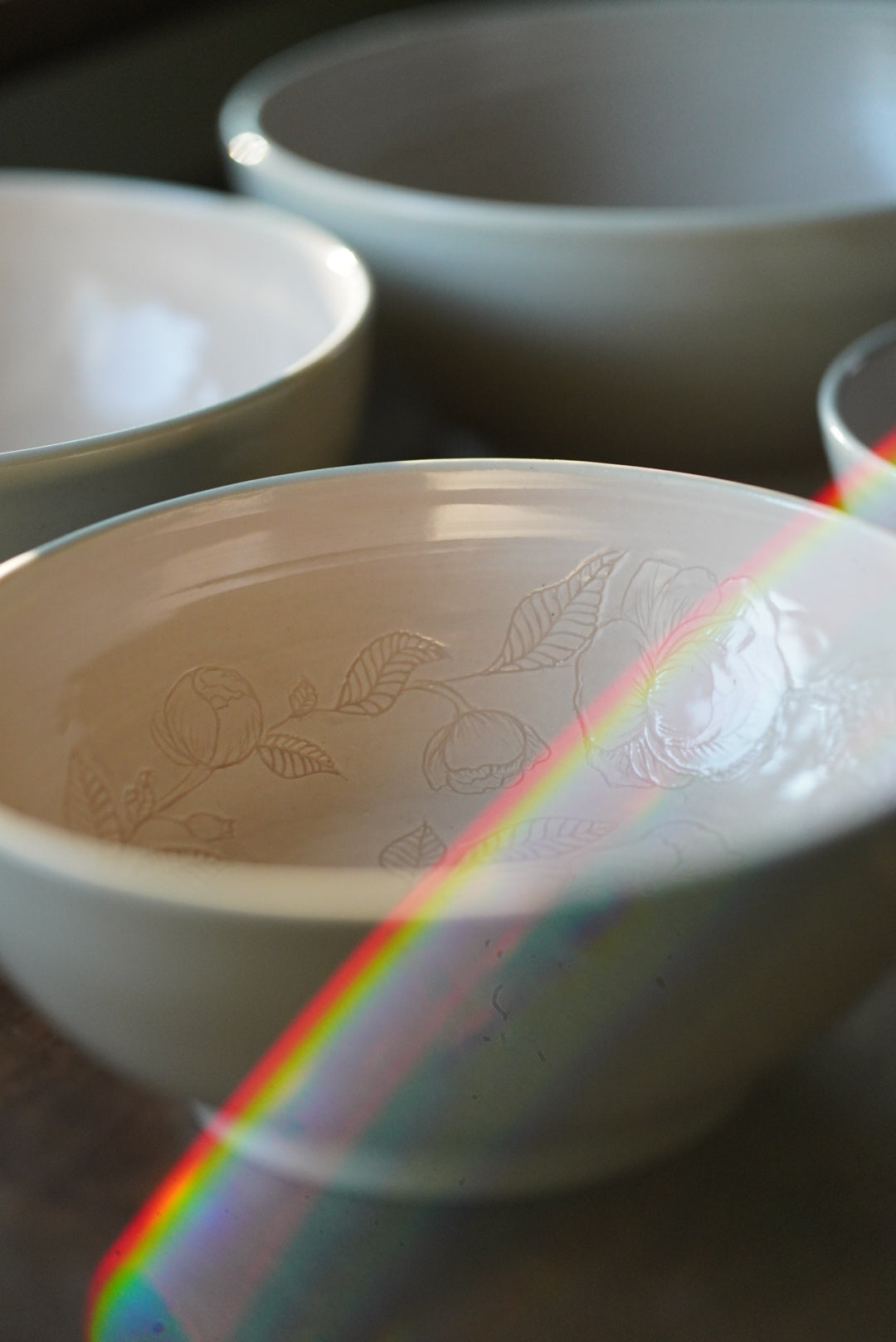 Floral Spiral Nesting Bowls