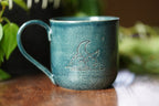 Dark Teal, Celestial Mug