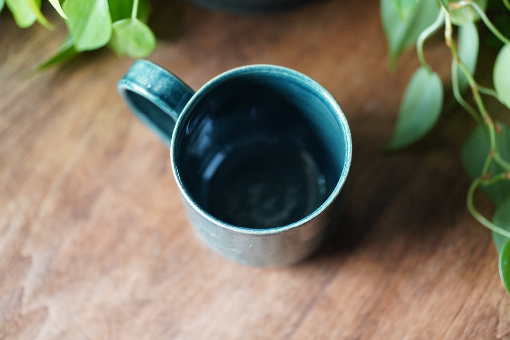 Dark Teal, Celestial Mug
