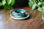 Smaller Mountain Espresso Mug and Saucer Set