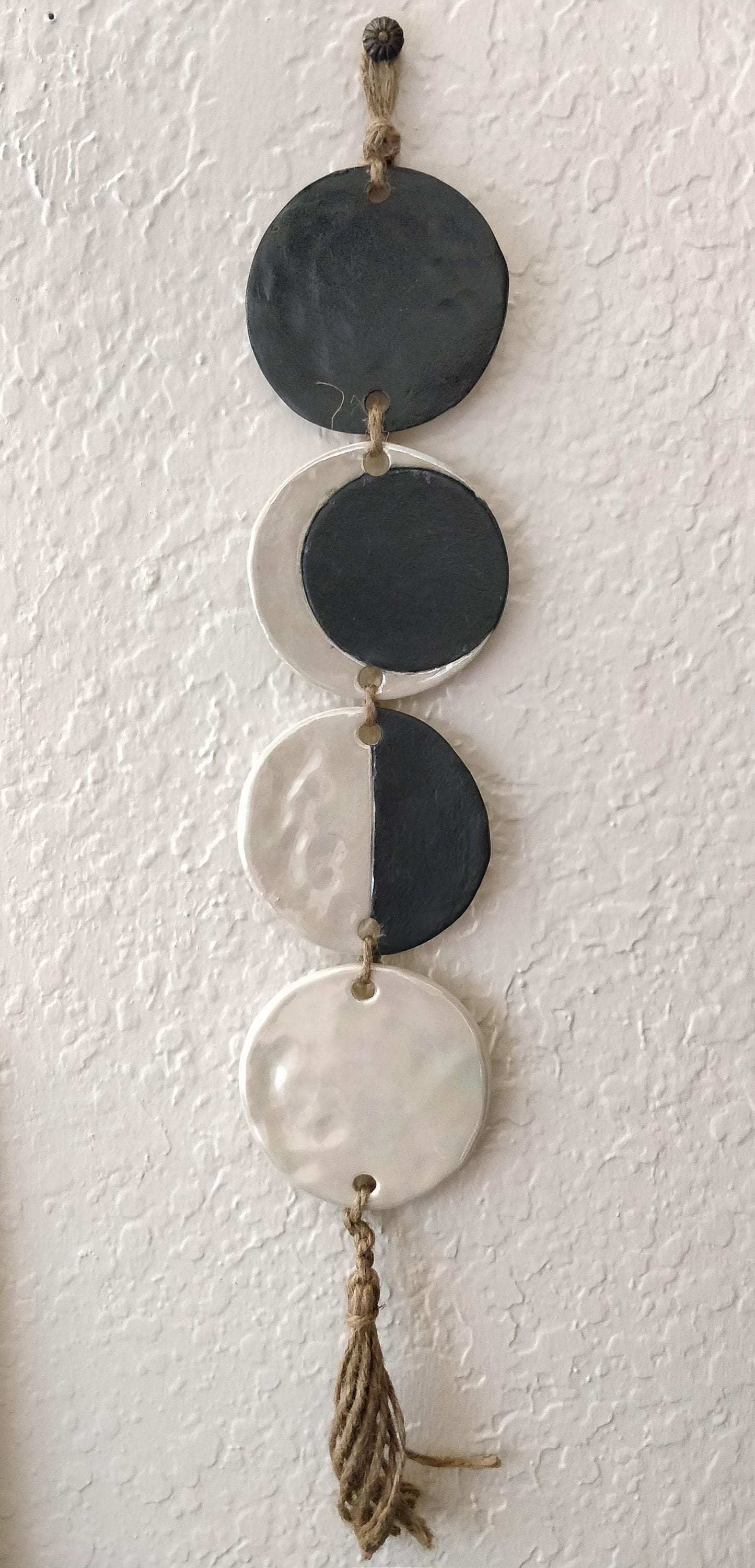 Iridescent, Moon Phase Wall Hanging