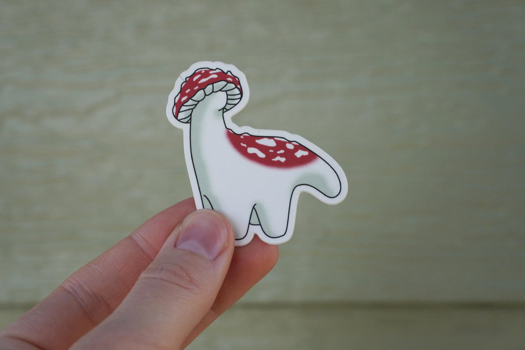 Mushroom Dino Vinyl sticker