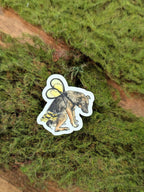 A Sad Bee Dog Vinyl Sticker