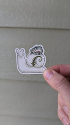 Frog 'n' Snail Vinyl sticker
