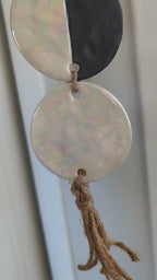 Iridescent, Moon Phase Wall Hanging