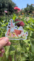 C(l)ow(n) Vinyl sticker